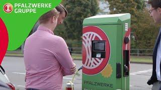 Pfalzwerke nehmen Elektroladesäule in Wörth in Betrieb