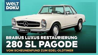 BRABUS Luxus Restaurierung: Mercedes 280 SL Pagode -  Vom Scheunenfund zum Edel-Oldtimer | WELT Doku