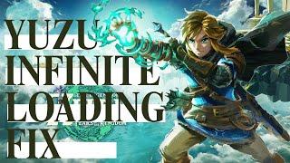 Legend of Zelda Tears of the Kingdom yuzu infinite loading fix