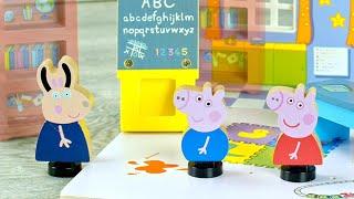 Peppa Pig Toys | Peppa Pig Wooden Schoolhouse | Toys for Kids