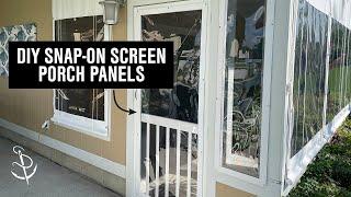 How to Make Snap-On Enclosure Panels for a Screen Porch