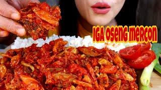 ASMR OSENG OSENG MERCON IGA SAPI PEDES MENYENGAT | ASMR MUKBANG INDONESIA | EATING SOUNDS