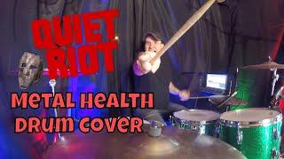 Quiet Riot "Metal Health" (Bang Your Head) Drum Cover HQ Audio