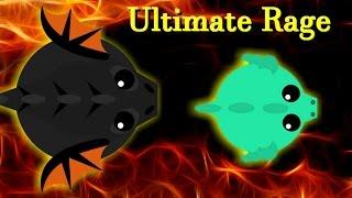 Mope.io Ultimate rage || Chased by the black dragon