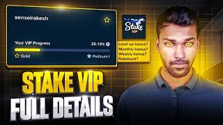 Stake VIP Levels Full Explained - Level Up Bonus, Reload, Monthly Bonus, Rakeback...