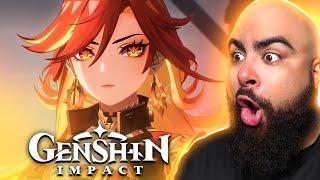 New GENSHIN IMPACT Fan Reacts to EVERY Character Trailers!