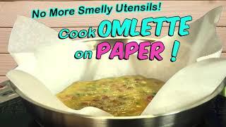 Make Omelette on Oddy Ecobake Parchment Paper