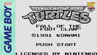 TMNT: Fall of the Foot Clan. Game Boy [No Damage Walkthrough] GameBoy | Nintendo Game Boy | GB Game