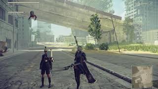 Nier Automata: Activating different meshes of 2B