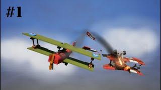 Brick Rigs WW1 softbody Planes dogfight kills and crashes #1