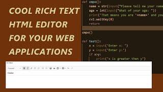 CkEditor 5: How to add a rich text Editor to your website.