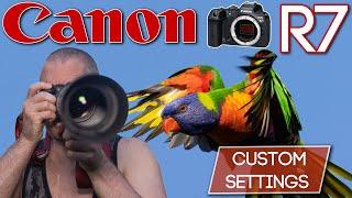 CANON R7 Customised AUTO FOCUS SETUP for Bird & Wildlife Photography Best Results