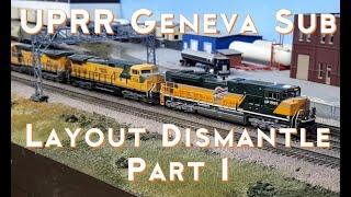 UPRR Geneva Sub is being dismantled!!  Model Train Layout Built for Operations and Realism. S2020E34