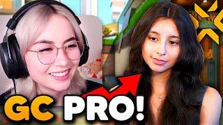 Carrying a Game Changers Pro in Ranked! w/ @mleQT | Kyedae