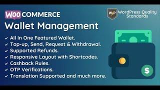 WooCommerce Wallet Management | All in One By devdiggers