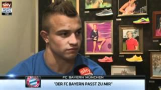 FC Bayern München - Xherdan Shaqiri im Interview