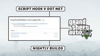 How to install Script Hook V Dot Net Nightly Builds (for GTA 5 v.3258) Fix Scripted Mods Not Working