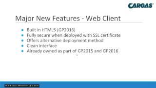 Microsoft Dynamics GP Web Client