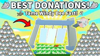 ️ Best Wind Shrine Donations in Bee Swarm Simulator 2024!