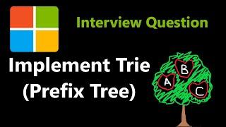 Implement Trie (Prefix Tree) - Leetcode 208