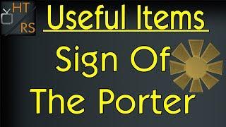 Runescape 3: Useful Items: Sign Of The Porter P2P (Easy Banking)