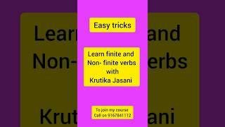 Finite and Non- finite verbs #class #trending #education #teachers