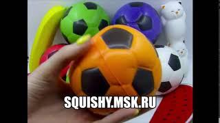 СКВИШ МЯЧИК ОРАНЖЕВЫЙ | ИГРУШКА-АНТИСТРЕСС ОБЗОР ВИДЕО ДЛЯ ДЕТЕЙ | SQUISHY КАВАЙНЫЕ