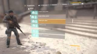 The Division CUSTOMISATION! 39 Appearance items