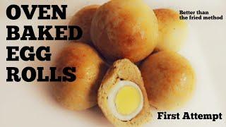 I Tried Queenvarieties  Channel Oven Baked Egg Roll Recipe : How To Make Oven Baked Egg Roll |