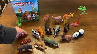 Safari Animal Toys with Book that makes Sounds #Safari #safaritoys #animalfigurines