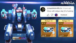 Orion Railgun 12: Unleash the Ultimate Destruction in Mech Arena