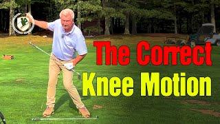 Master The Correct Knee Motion in your Golf Swing