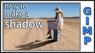 Gimp: How To Make a Shadow Off a Person Or an Object