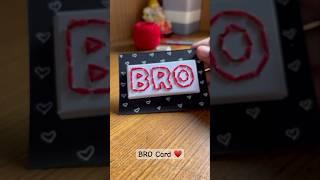 Bro thread card||#diy #brother #tutorial #rakshabandhan #rakhi #rakhigifts #cardmaker #subscribe