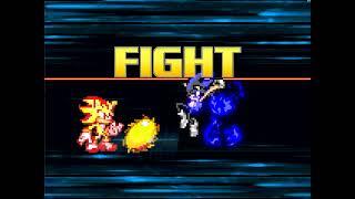 [MUGEN] Seelkadoom (The Evil Awakens 2) vs Super Sonic & Super Shadow (ABAB)