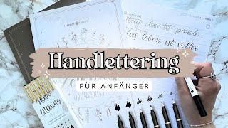 Handlettering lernen | Verschiedene Schriftarten  BUJO GRUNDLAGEN PART 1