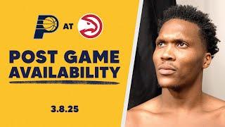 Indiana Pacers Postgame Media Availability at Atlanta Hawks | March 8, 2025