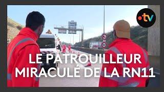 Vinnie Courdain, miraculé d'un accident sur la RN11, est devenu Monsieur sécurité des routes