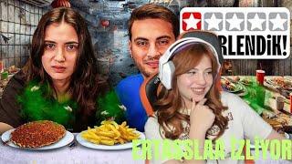 ERTASSLAA | EN DÜŞÜK PUANLI RESTORANLARI DENEDİM İZLİYOR |(@RoseHeus)