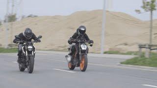 Honda CB125R vs KTM Duke 125 Beschleunigung