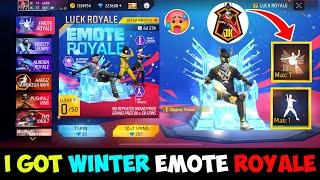 I GOT WINTER SESSION EMOTE ROYALE EVENT  || EMOTE ROYALE EVENT  || FREE FIRE EMOTE ROYALE EVENT