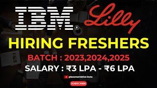 Top Entry-Level Jobs at IBM & Eli Lilly | Finance & Data Science Opportunities 2024