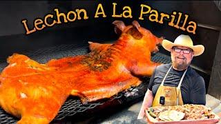 Lechon A La Parilla En Horno De Leña