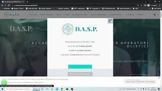 semplice e intuitivo il sito DASP corsi per Operatori Olistici