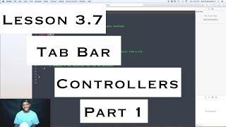 Lesson 3.7 App Development with Swift: Tab Bar Controllers - Part 1