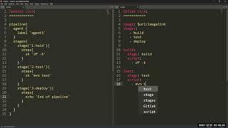 Jenkins pipeline vs Gitlab pipeline