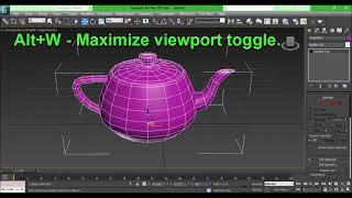 3DS Max Shortcuts - Hoykeys (improve your efficiency)