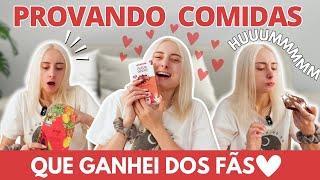 PROVANDO TODAS AS COMIDAS VEGANAS QUE VOCÊS ME DERAM DE PRESENTE (GOSTEI??)