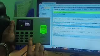 Zkteco Time Attendance Software Setup and Configuration Full || Data sent by API