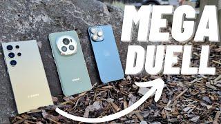 TOP 3 im direkten MEGA Vergleich - Honor Magic 6 Pro vs. Galaxy S24 Ultra vs. iPhone 15 Pro Max